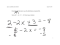 Distributive Property and Fractions