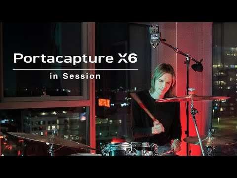 Portacapture X6 'In Session' #1 - Recording Drums with 32-bit Float Field Recorder