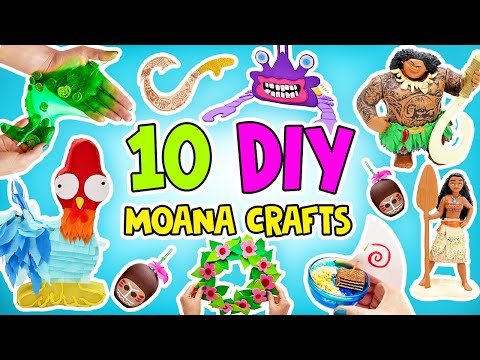 10 idées de bricolage inspirées de Moana pour la fête insulaire ultime ! 🥳🏝️🌺