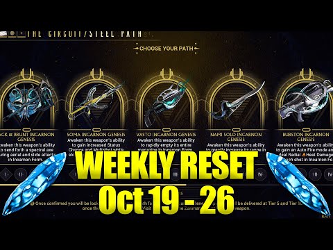 Free Loot & Good Vibes! Warframe Weekly Reset October 19 - 26!