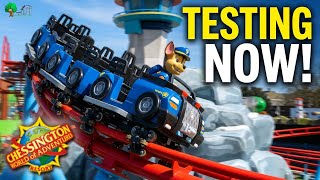 Chessington's NEW Coaster FINALLY Testing - Paw Patrol Fans Will LOVE This
