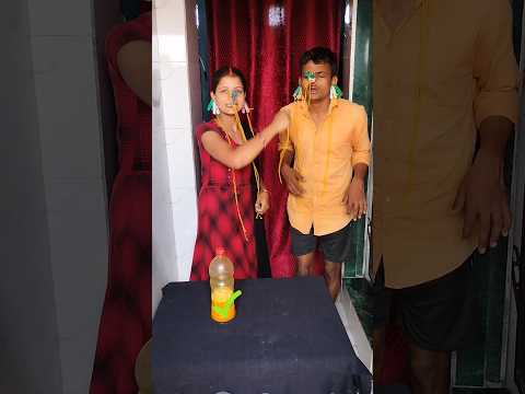 Flip the bottle and double clip panishment #shorts #game #challenge #comedy