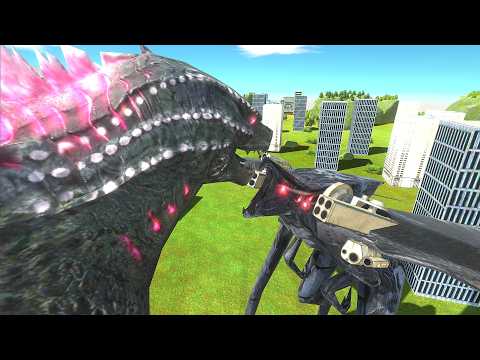 Mecha MUTOs VS. Evolved Godzilla! - Animal Revolt Battle Simulator