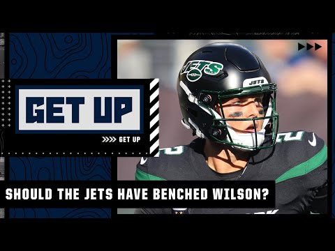 Zach Wilson is on THIN ICE right now - Bart Scott on the Jets benching the QB | Get Up video clip
