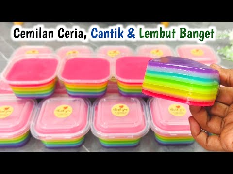 DUIT JADI BERLAPIS-LAPIS BERKAT JUALAN INI‼️RP. 5000AN SAJA LARIS MANIS. KUE LAPIS PELANGI TERSIMPEL
