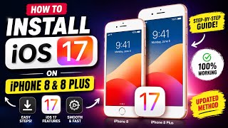 Download iOS 17 on iPhone 8 & 8 Plus | Latest Method || 🔥