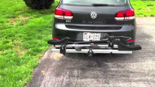 2011 GTI Thule 917XTR T2 Bike Rack YouTube