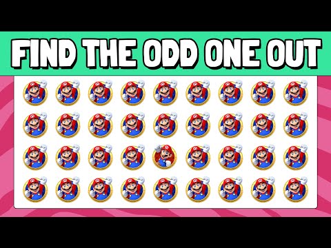 Find the ODD One Out - Super Mario Edition