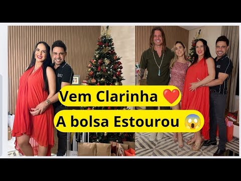 Estourou a bolsa 😱 Zezé e Graciela Lacerda sem palavras 😱: A Clarinha Nasceu 😱