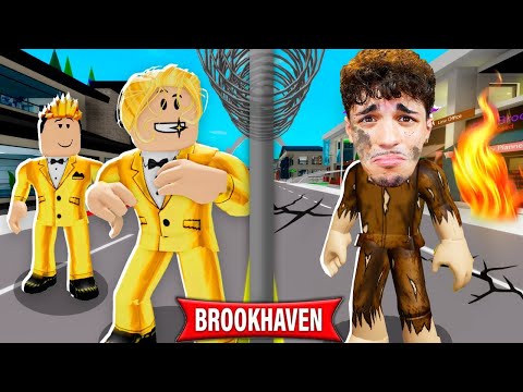 UN MURO DIVIDE I RICCHI DAI POVERI su BROOKHAVEN ROBLOX!!