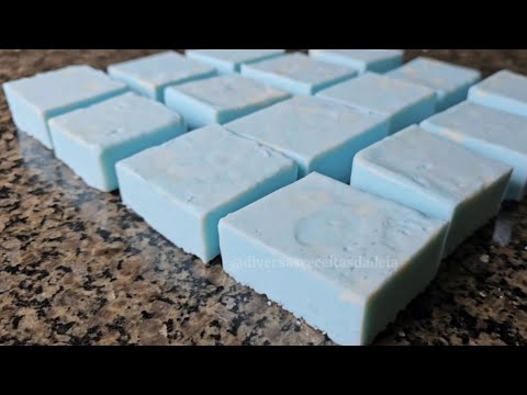 COMO FAZER SABÃO CASEIRO SEM SODA SEM ÓLEO COM POUCOS INGREDIENTES
