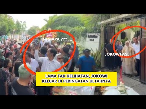 Lama Tak Nampak, JOKOWI Keluar Saat Perayaan Ulang Tahunnya, Bahkan Berbaur dengan Warga, TAPI ...