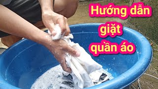 Chi tiết cách giặt áo trắng thủ công của người thanh niên ế | Khánh Phan Channel