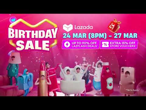 Lazada Birthday Sale