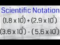 Scientific Notation and Exponents
