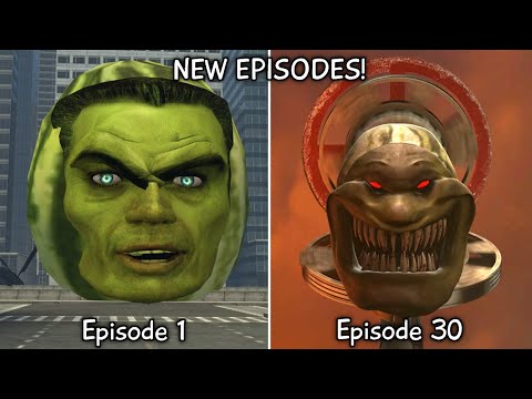 Skibidi Lin Gang Melon 1 - 30 All Episodes (60 FPS REMASTERED) Titan G-Man Melon (Episode 80?)