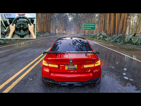 627HP BMW M5 CS - The Crew Motorfest | Thrustmaster T300RS gameplay