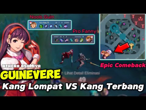 EPIC COMEBACK 1 MOMEN, Nub Guinevere melawan Pro Fanny - Mobile Legends