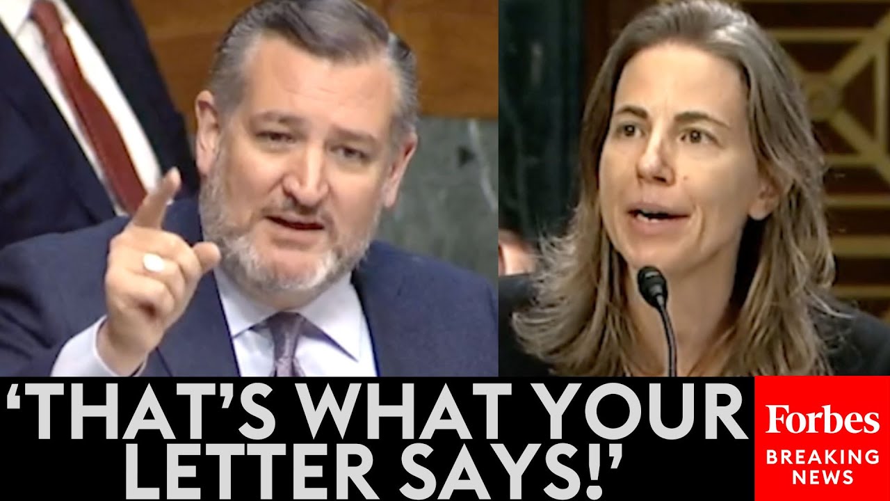 BREAKING NEWS: Ted Cruz Ruthlessly Confronts Nominee Over Controversial Letter—Reads It To Her Face