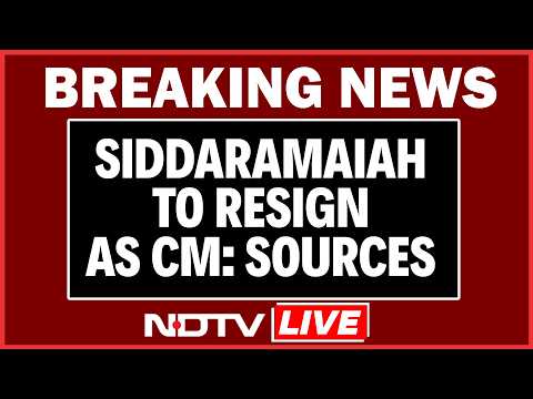 Karnataka Congress Crisis | Siddaramaiah To Resign As Karnataka Chief Minister: Sources