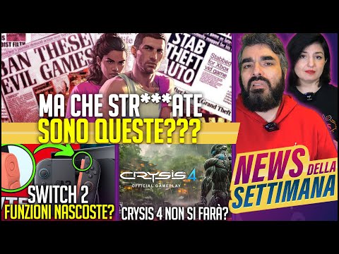 DAVVERO DOBBIAMO SENTIRE QUESTE STRO**ATE? | SWITCH 2: LA FUNZIONE NASCOSTA! | CRYSIS 4 NON SI FARÀ?