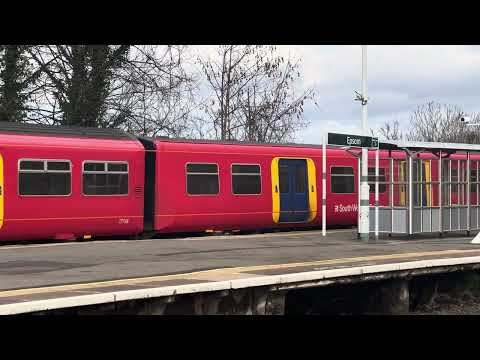 Class 455 - South Western Railway - Epsom Station - 21st December 2023