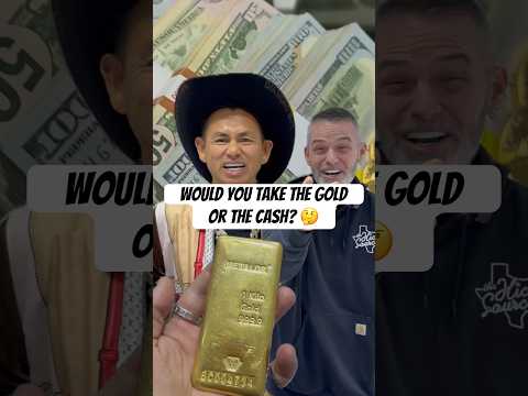 Would you take the gold or the cash? 🤔 #hiphopculture #moneytips #goldprice #celebritylife #shorts