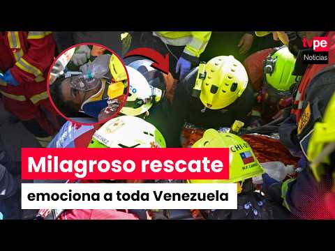 ¡Milagro en Venezuela! Hombre sobrevive ocho días bajo los escombros y es rescatado con vida