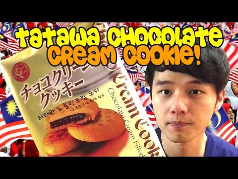 [말레이시아 과자 리뷰] 타타와 초콜릿 크림 쿠키 - <strong>TATAWA</strong> Chocolate Cream Cookie Revew (Malaysia)