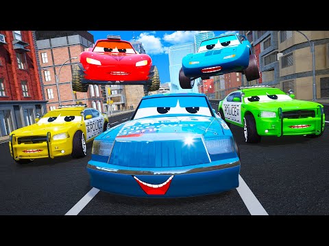 Epic Chip Heist Chase: Thief Car vs Police Cars in High-Speed Adventure | Hero Cars Episode!