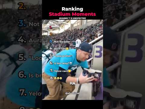 Ranking Stadium Moments ๐๏ธ