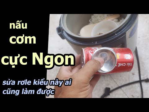 Cách sửa chữa nồi com điện nhảy sớm -sửa nồi cơm bị sống, sượng khê nhão