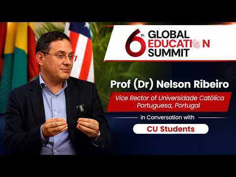 Prof. Nelson Ribeiro Interacts with Students at Chandigarh University | Global Education Summit 2026
