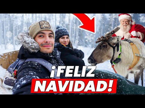 Visitamos la Casa Real de SANTA CLAUS en el POLO NORTE | Especial Navidad para niños y niñas