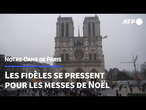 Notre-Dame accueille ses premières messes de Noël depuis l'incendie | AFP