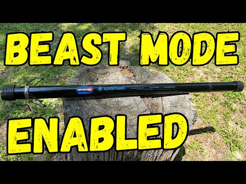 Spiderbeam's Massive 40 Foot Fiberglass Mast!!