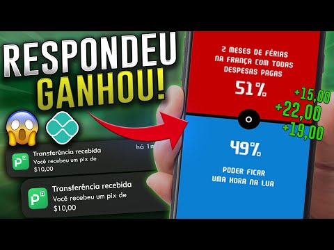 APP PAGANDO no PIX para RESPONDER PERGUNTAS! GANHE DINHEIRO na INTERNET com esse APLICATIVO CELULAR