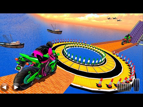 Impossible Bike Race Racing Games - Bike Mega Stunts and Racing Games - Android Gameplay