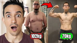 JE RÉAGIS À VOS TRANSFORMATIONS PHYSIQUES INCROYABLES !