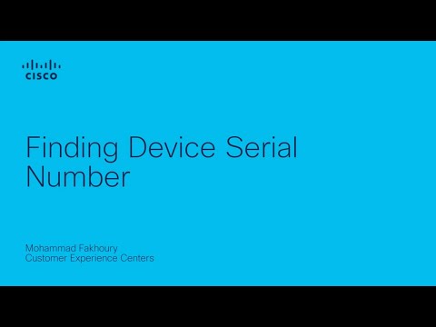 How do I find my serial number on a collab device