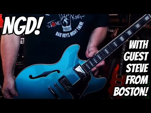 D'Angelico Premier DC Guitar Review & SPECIAL GUEST - Steve from Boston!  TTK LIVE