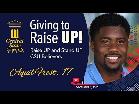 Giving to Raise UP! - Alumnus Aquil Frost