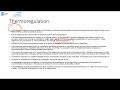 Thermoregulation in Endotherms and Ectotherms