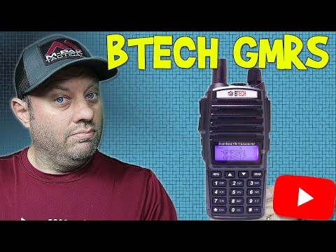 BTECH GMRS-V1 Review, Power Output Test | GMRS Repeater Capable Handheld Radio