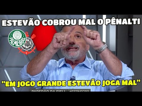 PALMEIRAS FOI MELHOR ANALISA PASCOAL E CRITICA ESTEVÃO "EM JOGO GRANDE ELE JOGA MAL" ELOGIOS AO HUGO