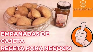 Empanadas de cajeta receta para negocio Receta original Mejorada