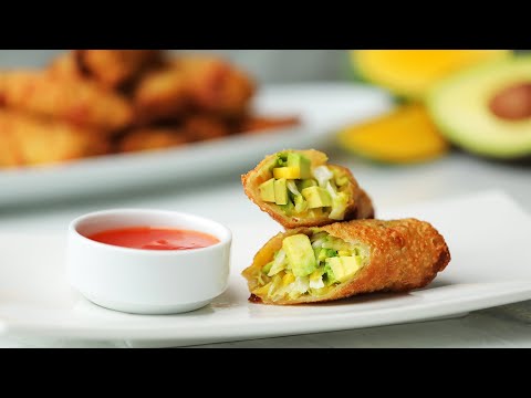 Avocado Egg Rolls // Presented by Avocados from Chile