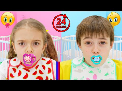 24-Hour Baby Challenge + Fun Stories! 🍼🤣 🎉 Anabella’s Crazy Day