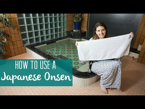 How to Use a Japanese Onsen (A rare look INSIDE one)