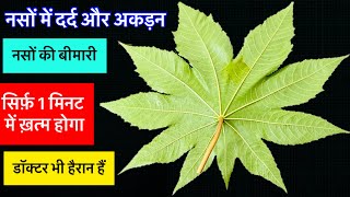नसों में कमज़ोरी,नसों में ब्लॉकेज,हाथ-पैरों में दर्द ,दबी हुई नस Naso me kamjori